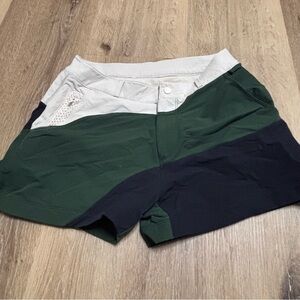 Outdoor Voices retrek Green and Black Athletic Shorts size small